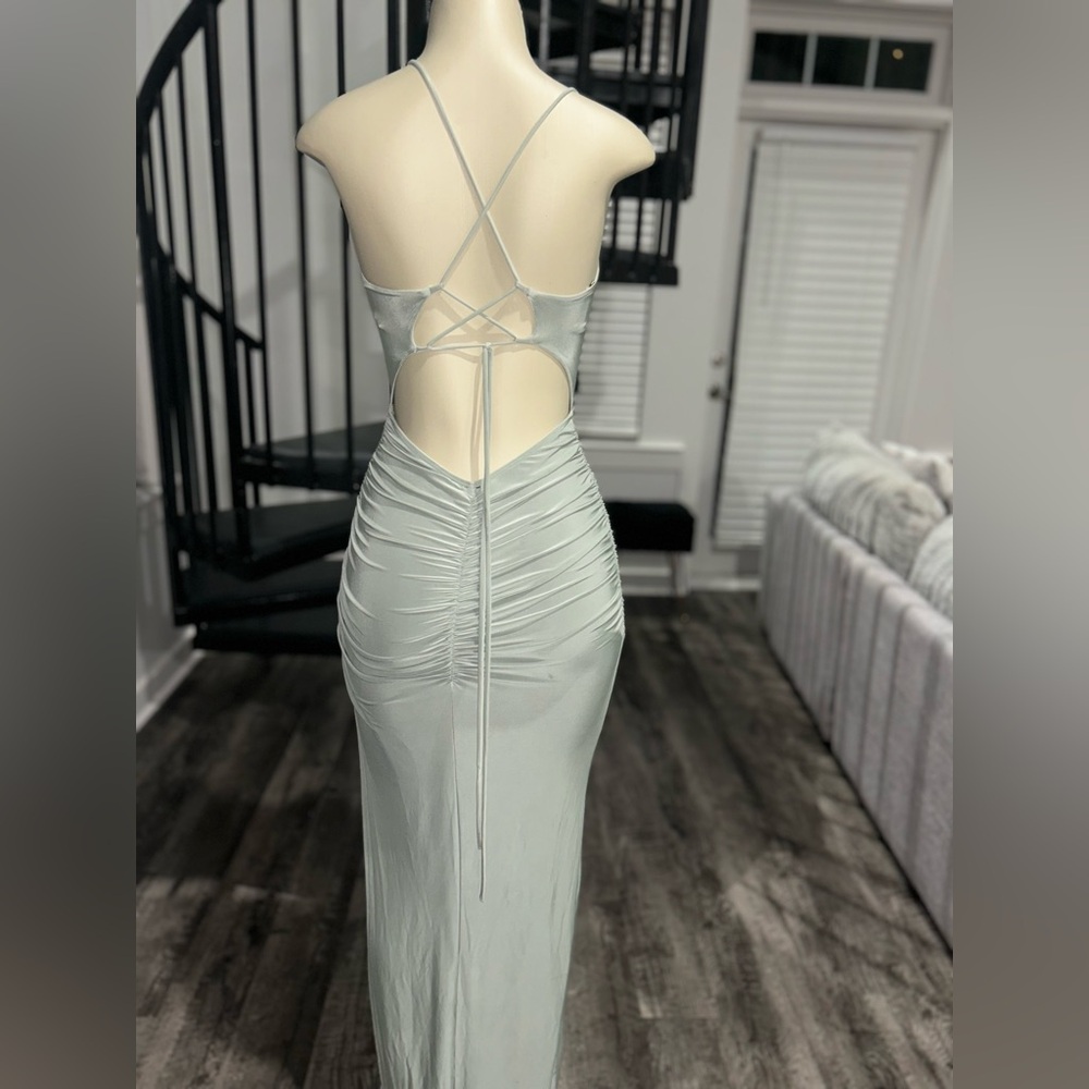 Windsor sage green maxi dress